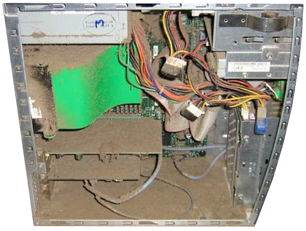 dirty computer case